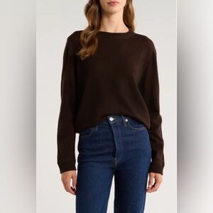 V neck cashmere sweater